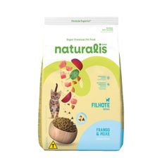 Ração Seca Naturalis para Gatos Filhotes Frango e Peixe 1,5kg