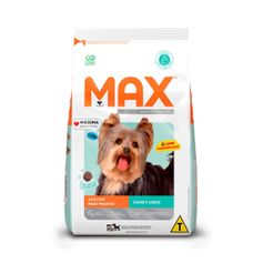 Ração Seca Max para Cães Adultos Porte Pequeno  Carne e Arroz 10,1kg