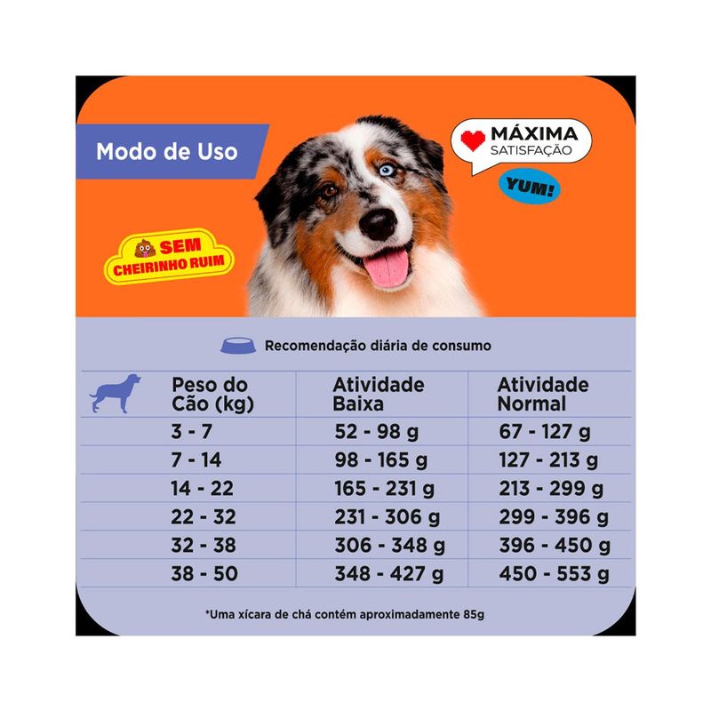 Ra  o Seca Max para C es Adultos Porte M dio e Grande Carne e Arroz 3kg 2