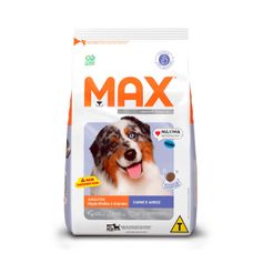Ração Seca Max para Cães Adultos Porte Médio e Grande Carne e Arroz 15kg