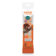 Petisco Max Bone para Cães Adultos Porte Médio e Grande Carne e Bacon 80g
