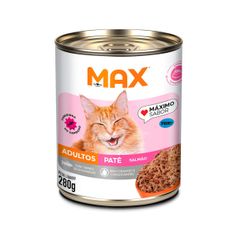 Ração Úmida Max Patê para Gatos Adultos Salmão 280g