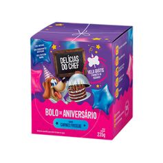 Bolo de Aniversário Pet Nutrition Delícias do Chef para Cães Adultos Carnes Frescas 235g