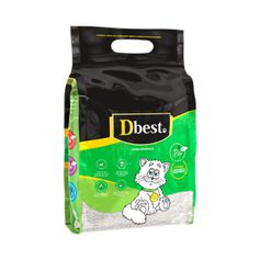 Areia Higiênica Dbest Bio Fina para Gatos 2kg