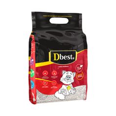 Areia Higiênica Dbest Bio Grossa para Gatos 2kg