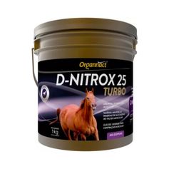 Suplemento Organnact D-Nitrox 25 Turbo para Cavalos 1kg