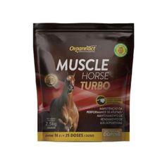 Suplemento Organnact Muscle Horse Turbo Box Pouch para Equinos 2,5kg