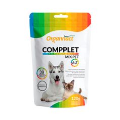 Suplemento Organnact Compplet Mix Pet A-Z para Cães e Gatos 120g