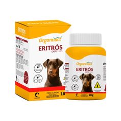 Suplemento Organnact Eritrós Dog Tabs para Cães 18g