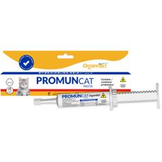 Suplemento Organnact Promun Cat Pasta para Gatos 27ml - Contém 1 seringa