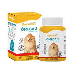 Suplemento Organnact Ômega3 Dog para Cães 500mg