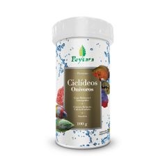 Ração Poytara Ciclídeos Onívoros para Peixes Adultos Porte Médio e Grande 100g
