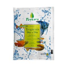 Ração Poytara Tropicais Dia a Dia para Peixes Tropicais Porte Pequeno Sachê 15g