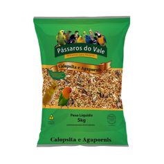Ração Pássaros do Vale Mistura para Calopsita e Agapornis 5kg