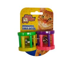 Brinquedo Bom Amigo Lun Bo para Gatos Verde e Roxo