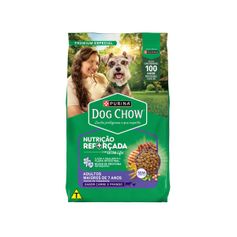 Ração Seca Dog Chow Longevidade para Cães Idosos Carne, Frango e Arroz 15kg