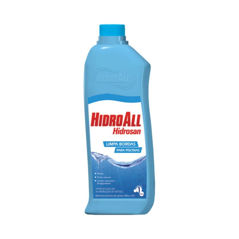Limpa Bordas Hidroall Hidrosan para Piscinas 1lts 0