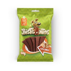 Petisco Pet Nutrition Bistequitos para Cães Galinha 50g