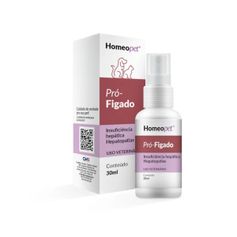Sistema de Terapia Homeopet Pró-Fígado para Cães e Gatos 30ml