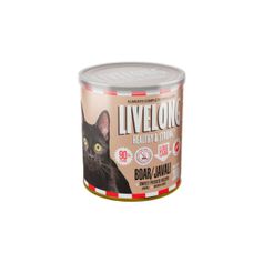 Alimento Natural Livelong para Gatos Javali 300g