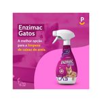 Eliminador de Odores e Manchas Labgard Enzimac Spray para Gatos 150ml 2