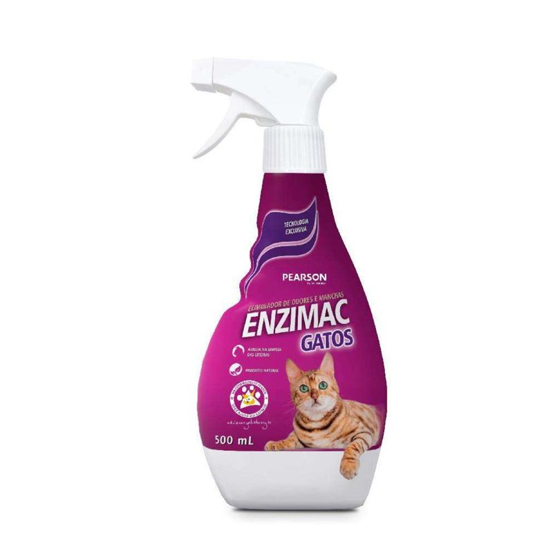 Eliminador de Odores e Manchas Labgard Enzimac Spray para Gatos 500ml 0
