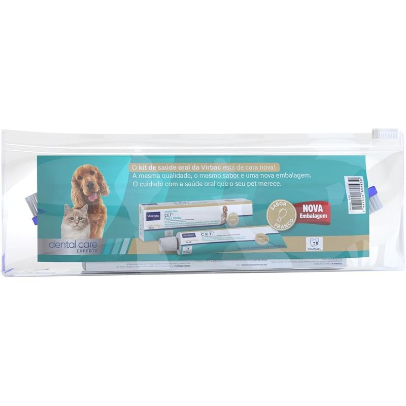 Pasta Dental Virbac Enzim tica CET   Escova para C es e Gatos 2