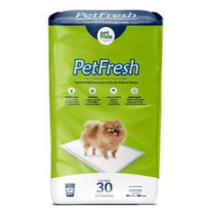 Tapete Higiênico Petmais Petfresh para Cães 80x60cm - Contém 30 unidades