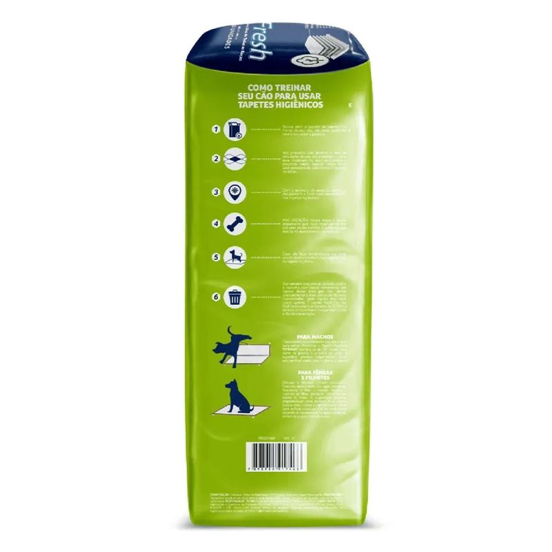 Tapete Higi nico Petmais Petfresh para C es 80x60cm - Cont m 30 unidades 2