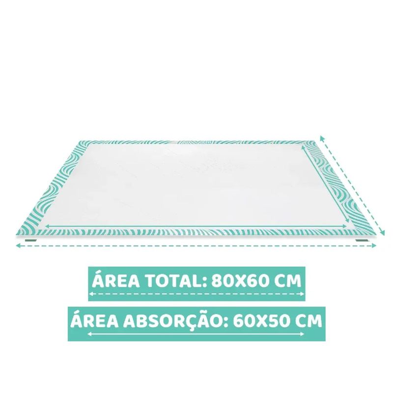 Tapete Higi nico Petmais Petfresh para C es 80x60cm - Cont m 30 unidades 6