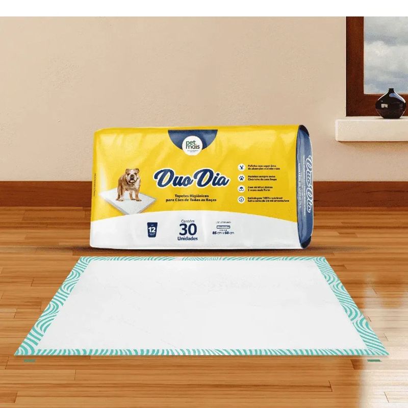 Tapete Higi nico Petmais Duo Dia para C es 85x60cm - Cont m 30 unidades 5