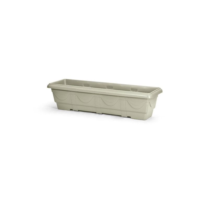 Vaso Nutriplan Jardineira Romano de Pl stico para Plantas Cor M rmore 50cm 0