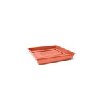 Prato Nutriplan Floreira Romano Quadrado de Pl stico para Vaso Cor Cer mica N2 0