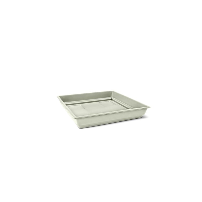 Prato Nutriplan Floreira Romano Quadrado de Pl stico para Vaso Cor M rmore N2 0