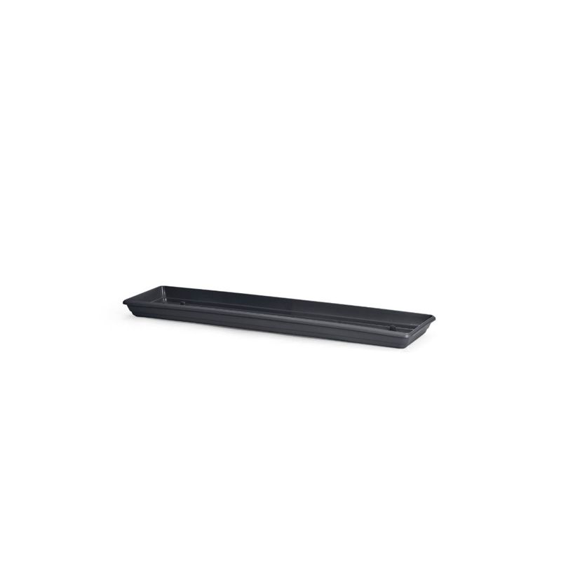 Prato Nutriplan Jardineira Romano de Pl stico para Vaso Cor Preto 80cm 0