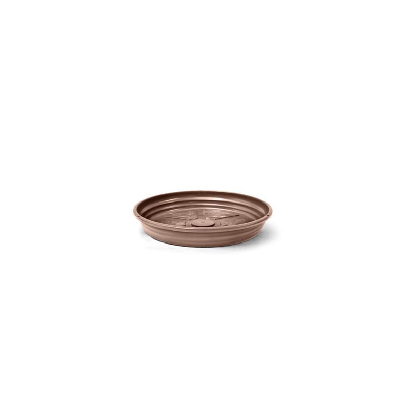 Prato Nutriplan Redondo de Pl stico para Vaso Cor Tabaco N2 0