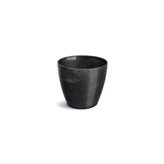 Cachepô Nutriplan Elegance Redondo para Vaso Cor Preto Ônix N3