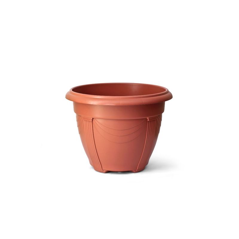 Vaso Nutriplan Romano Redondo de Pl stico para Plantas Cor Cer mica N2 0