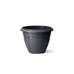 Vaso Nutriplan Romano Redondo de Plástico para Plantas Preto N2