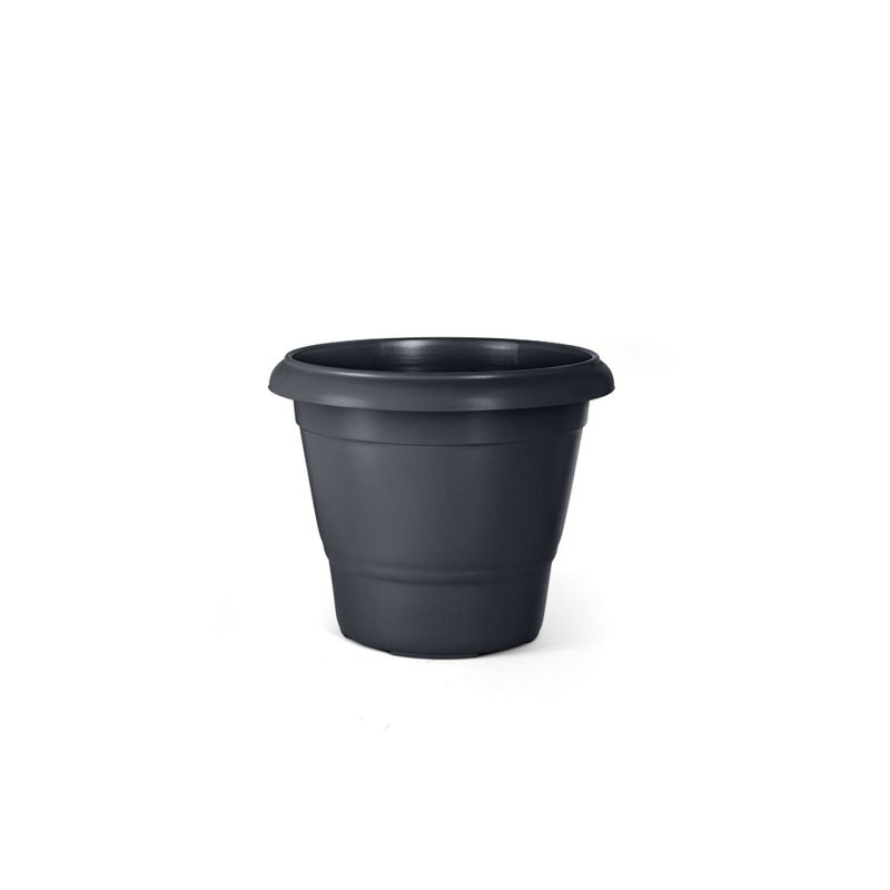 Vaso Nutriplan Terracota Redondo de Pl stico para Plantas Cor Preto N2 0
