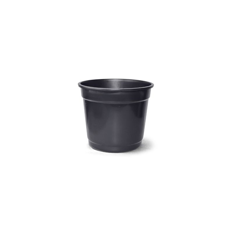 Vaso Nutriplan Comum Redondo de Pl stico para Plantas Cor Preto N3 0