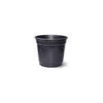 Vaso Nutriplan Comum Redondo de Pl stico para Plantas Cor Preto N1 0