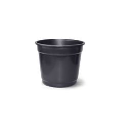 Vaso Nutriplan Comum Redondo de Plástico para Plantas Cor Preto N10