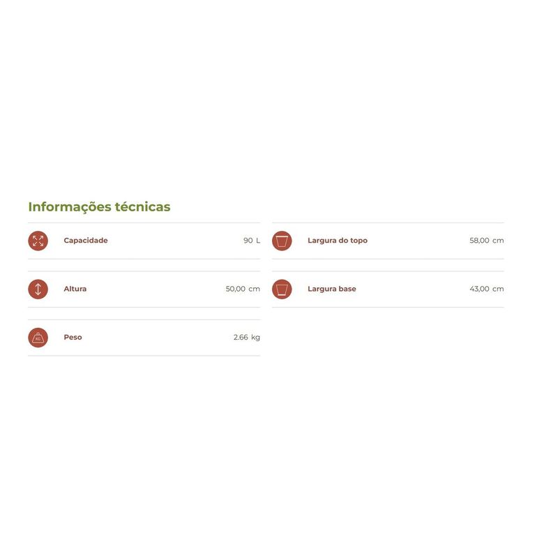 Vaso Nutriplan Comum Redondo de Pl stico para Plantas Cor Preto N10 1