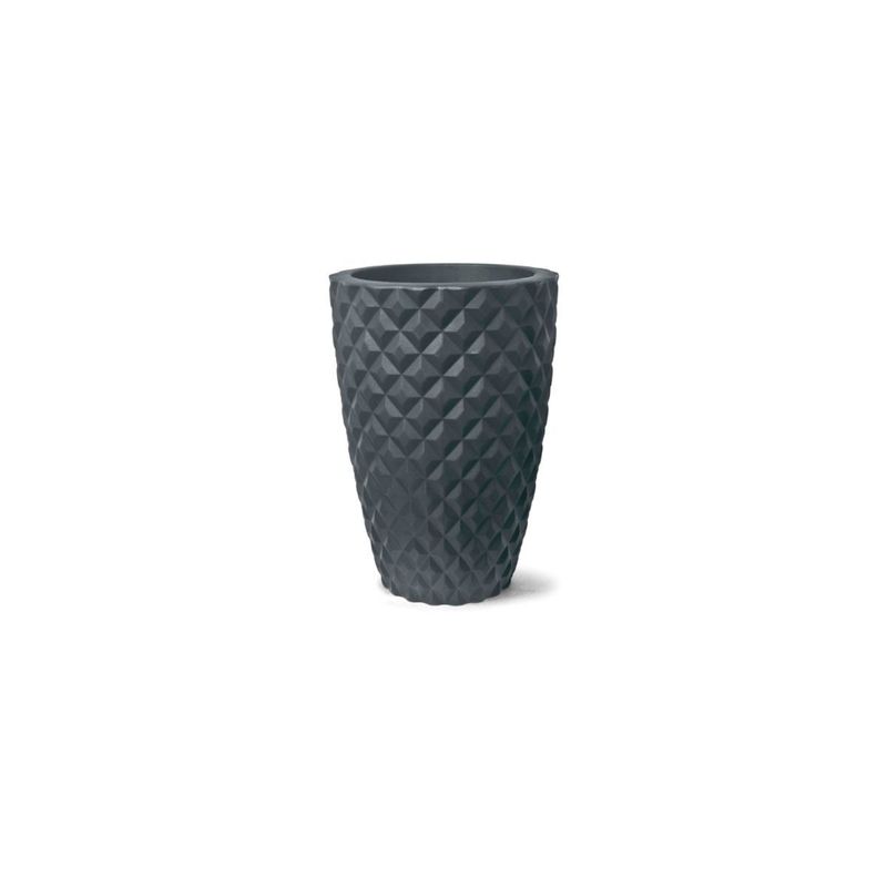 Vaso Nutriplan Diamante C nico para Plantas Cor Preto 62cm 0