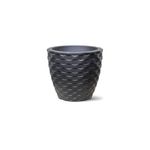 Vaso Nutriplan Elo Redondo para Plantas Cor Preto 22cm 0