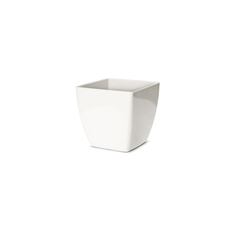 Cachep  Nutriplan Elegance Quadrado para Vaso Cor Branco N3 0