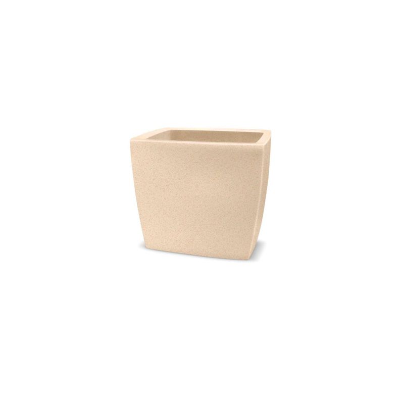 Vaso Nutriplan Classic Quadrado para Plantas Cor Areia 32cm 0