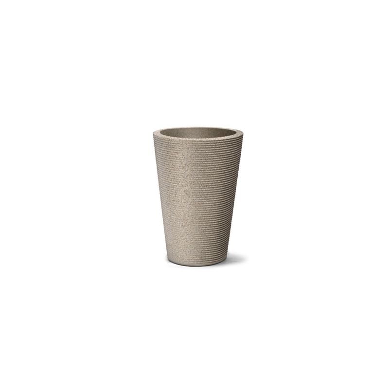 Vaso Nutriplan Riscatto C nico para Plantas Cor Granito 55cm 0