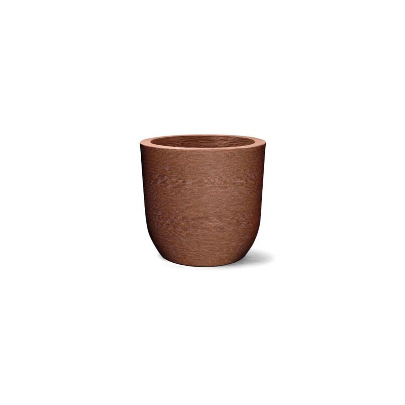 Vaso Nutriplan Grafiato Redondo para Plantas Cor Ferrugem 53cm  0